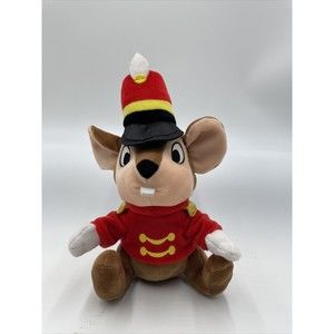 Disney Parks Dumbo Timothy Q Mouse Plush 9" Ringmaster Circus Stuffed Animal 23A